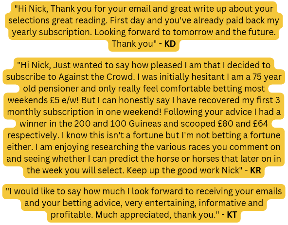 Against the Crowd Testimonials - KD, KR & KT