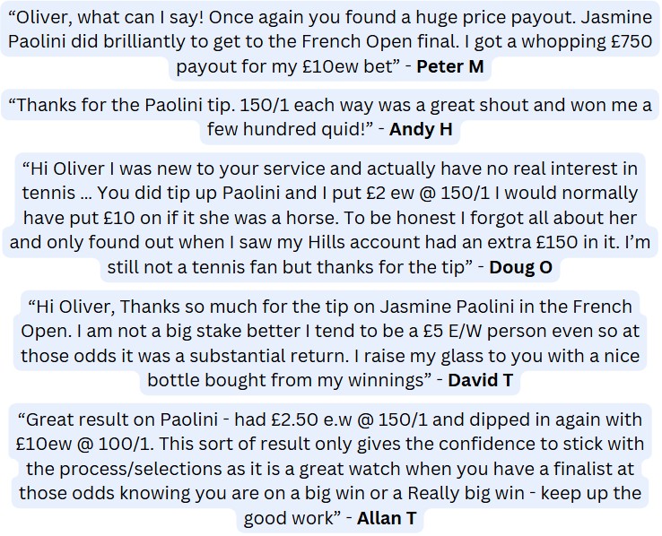 Ones to Watch Testimonials - Peter, Andy, Doug, David & Allan