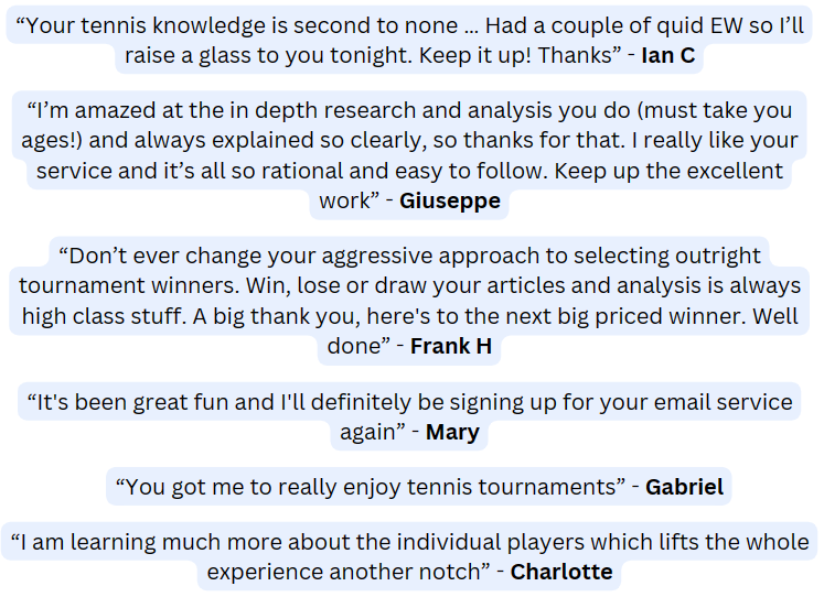 Ones to Watch Member Testimonials from Ian C, Giuseppe, Frank H, Mary, Gabriel & Charlotte