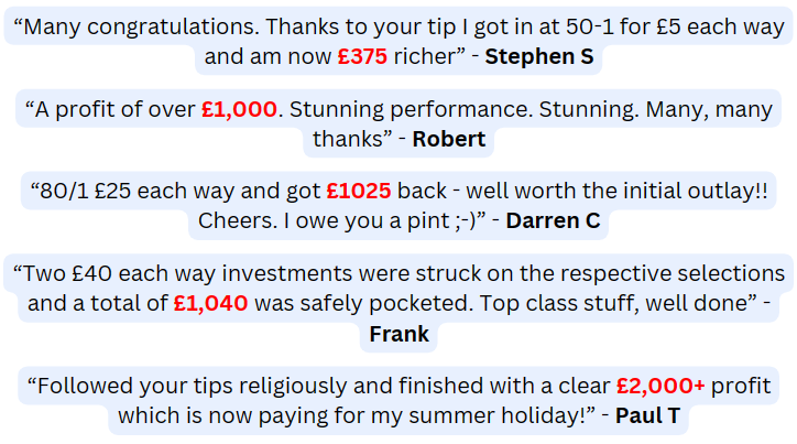 Ones to Watch Member Testimonials from Stephen S, Robert, Darren C, Frank & Paul T
